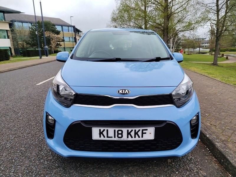 Used Kia Picanto 66 HP (48 kW) 2018 Blue Hatchback