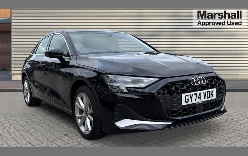 Black Used 2024 Audi A3 Sport Hatchback | £24,194 (Fair price) - Image 1/4