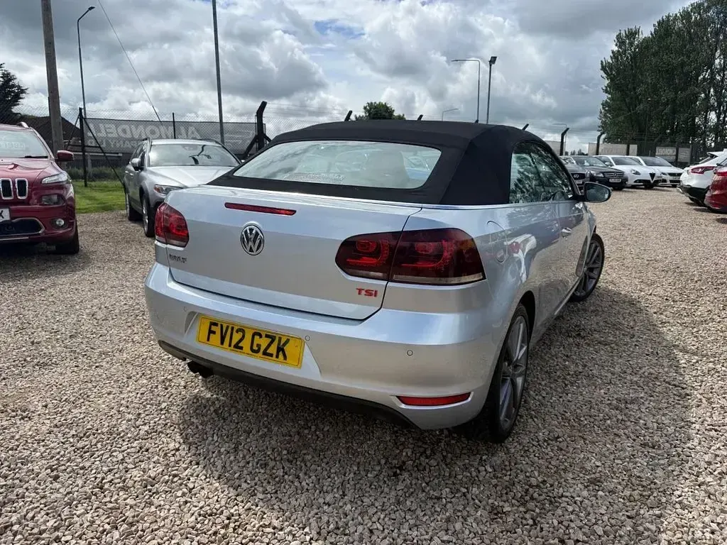 Used VW Golf Cabriolet GT 160 HP (117 kW) 2012 Silver Cabriolet