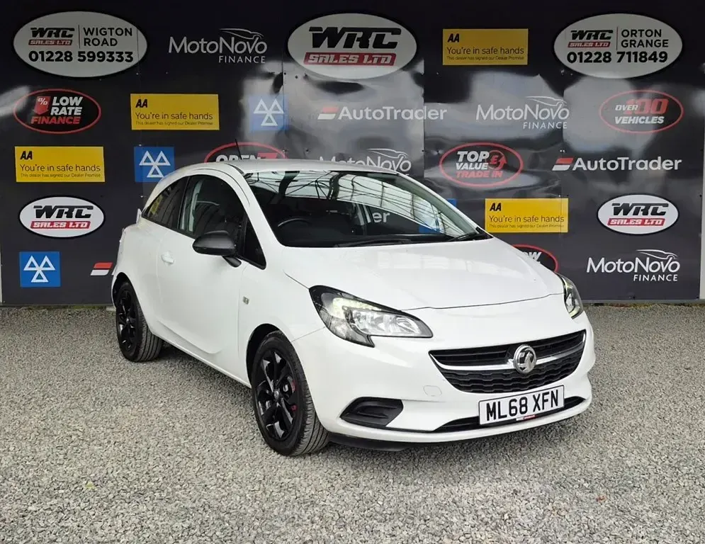 Used Vauxhall Corsa Sport 90 HP (66 kW) 2018 White Hatchback