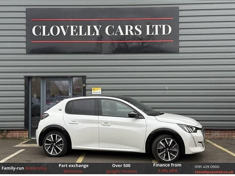 Used Peugeot e-208 GTi 100 kW (136 HP) 2020 White Hatchback