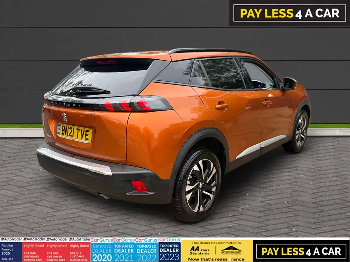 Used Peugeot 2008 Allure Premium 2021 Orange SUV