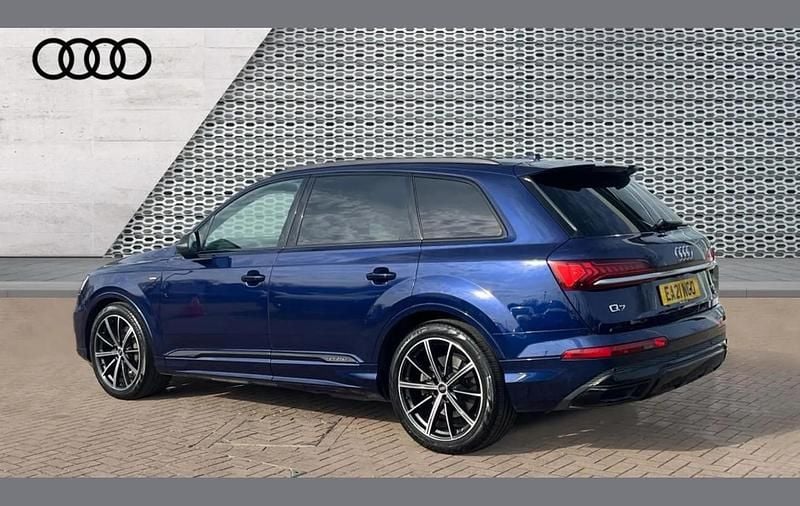 Used Audi Q7 Black Edition 334 HP (245 kW) 2021 Blue SUV
