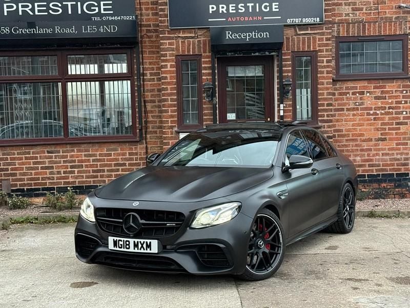 Black Used 2018 Mercedes E63 AMG Premium Sedan | £43,890 (Expensive) - Image 1/4