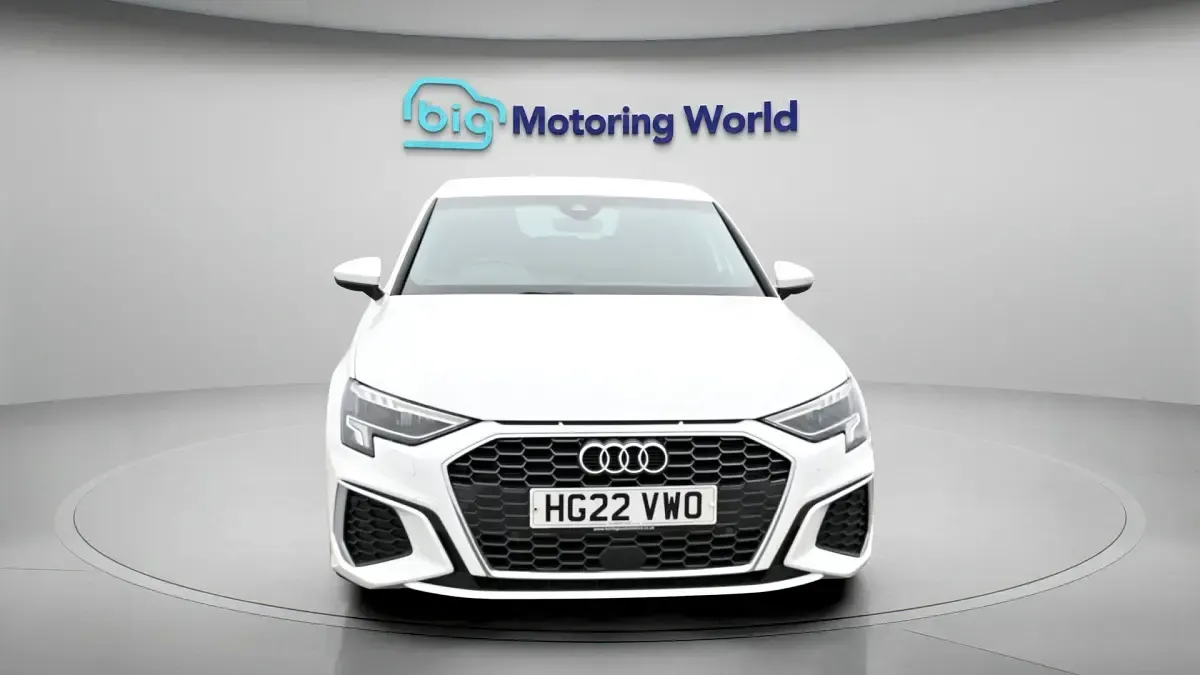 Used Audi A3 S-Line 109 HP (80 kW) 2022 White Sedan