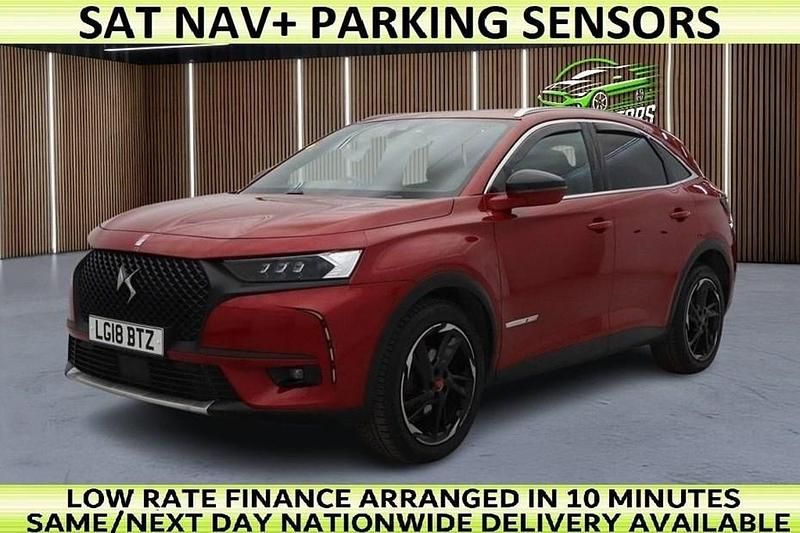 Used DS Automobiles DS7 Crossback Performance 130 HP (95 kW) 2018 Red SUV