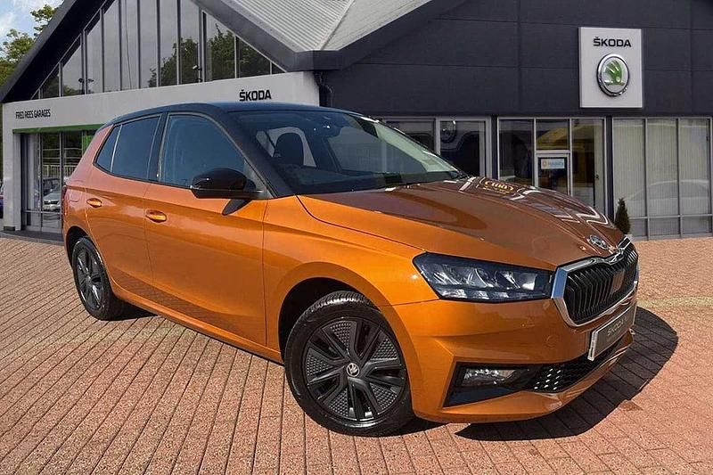 Used Skoda 110 R Colour Edition 81 HP (59 kW) 2023 Phoenix orange metallic body / black magic pearl effect roof Hatchback