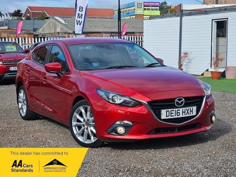 Red Used 2016 Mazda 3 Inclusive Sedan | £6,250 (Good price) - Image 1/4