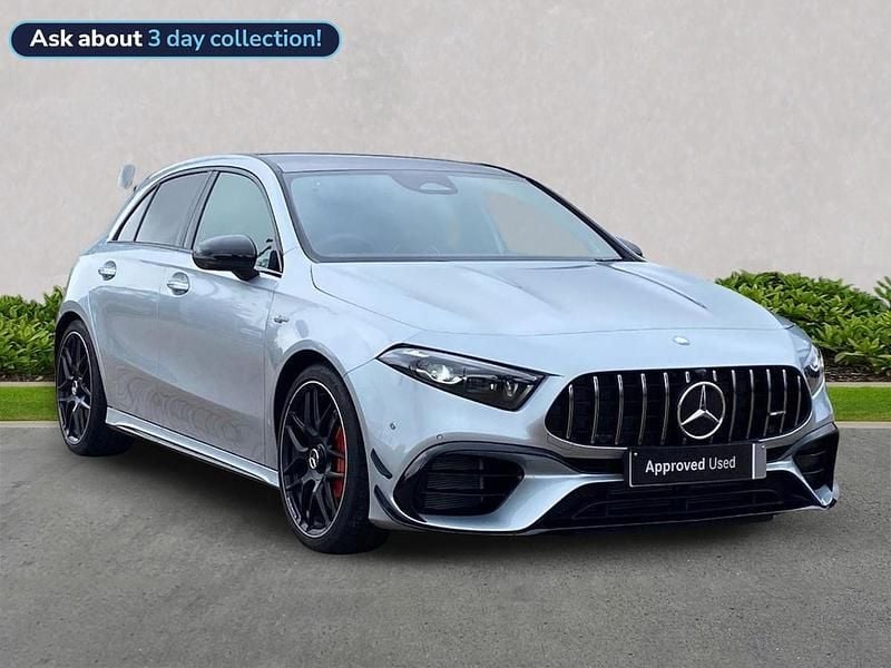 Silver New 2025 Mercedes A45 AMG Hatchback | £54,999 (Fair price) - Image 1/4