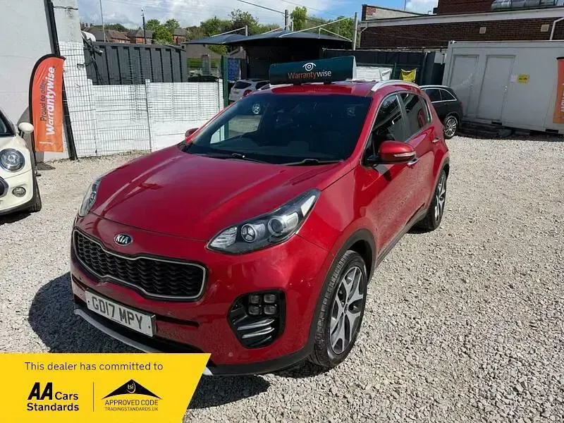 Used Kia Sportage GT-Line 177 HP (130 kW) 2017 Red SUV