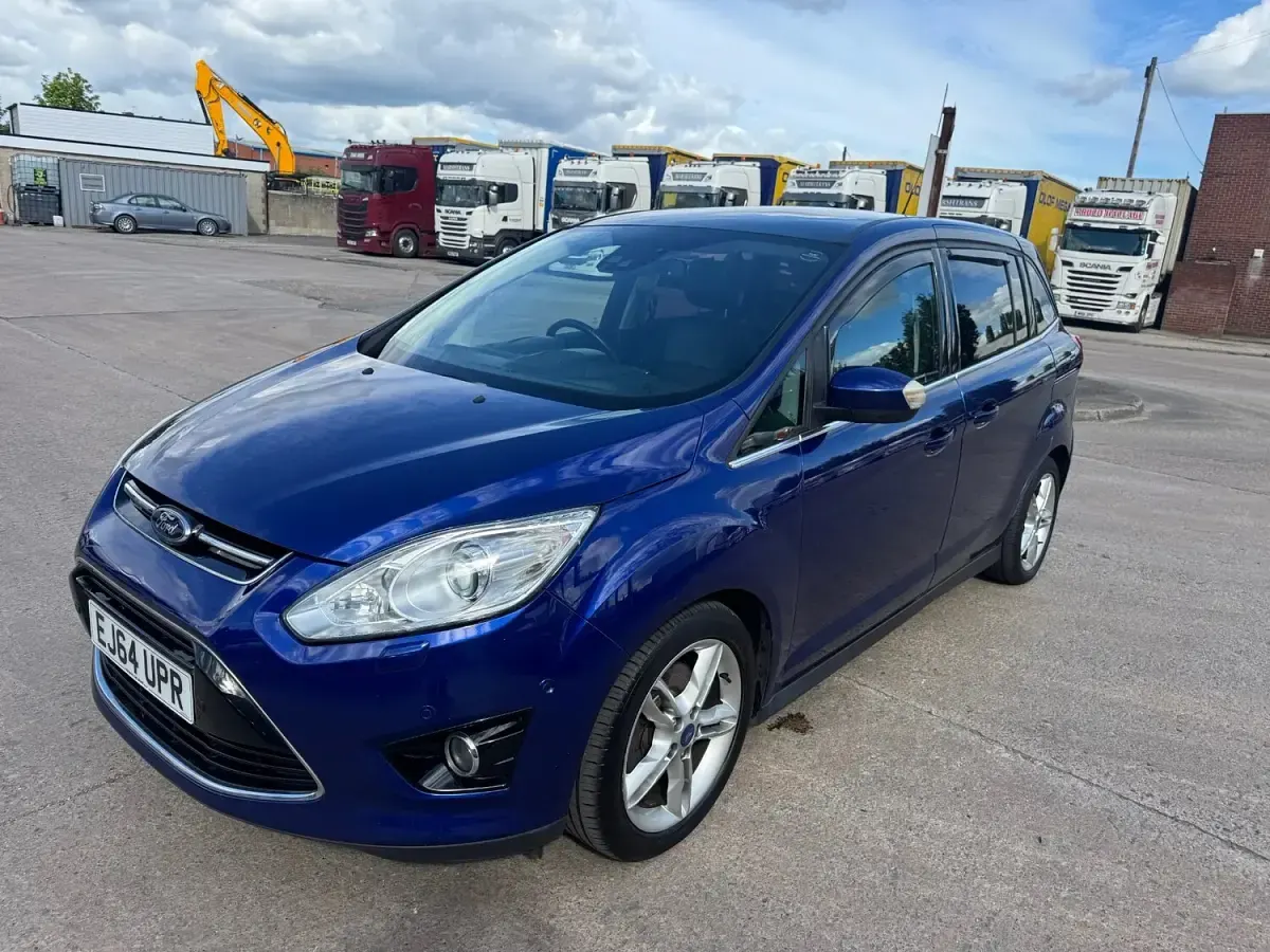 Used Ford Grand C-Max Titanium X 115 HP (84 kW) 2014 Blue MPV