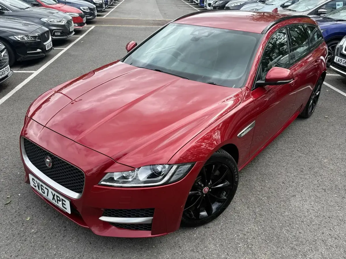 Used Jaguar XF R-Sport 2018 Red Estate