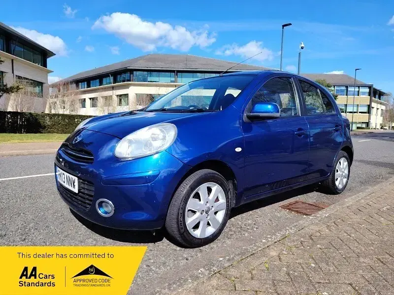 Used Nissan Micra Acenta 80 HP (58 kW) 2013 Blue Hatchback