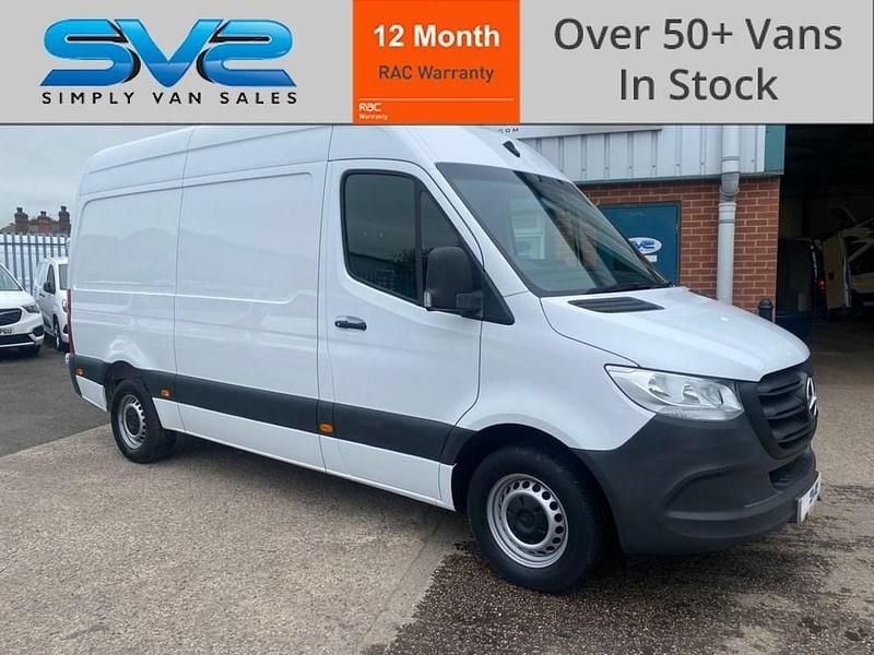 White Used 2021 Mercedes Sprinter Progressive Van | £15,995 (Good price) - Image 1/4