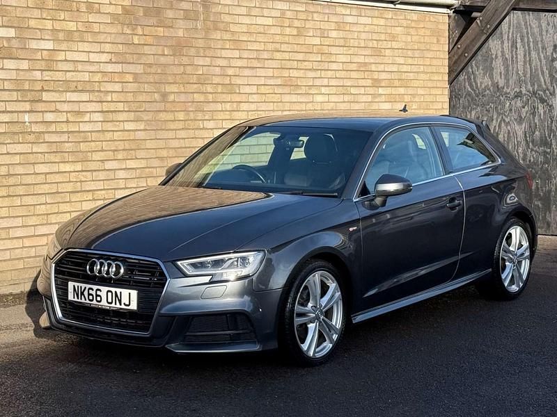 Used Audi A3 S-Line 110 HP (80 kW) 2016 Grey Hatchback