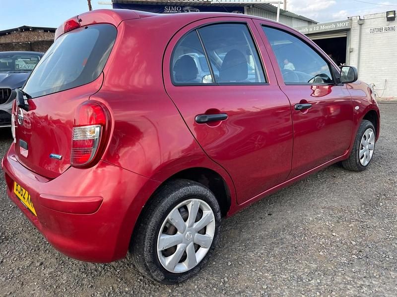 Used Nissan Micra Visia 2012 Red Hatchback