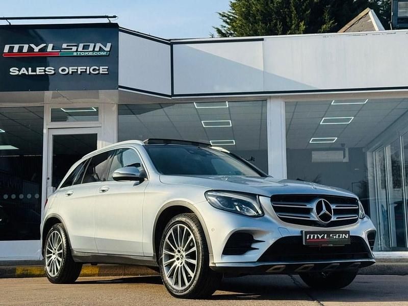 Used Mercedes GLC250 AMG line 204 HP (150 kW) 2018 Silver SUV