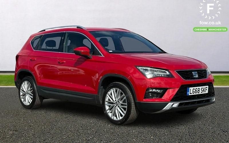 Red Used 2018 Seat Ateca XCELLENCE SUV | £15,199 (Fair price) - Image 1/4