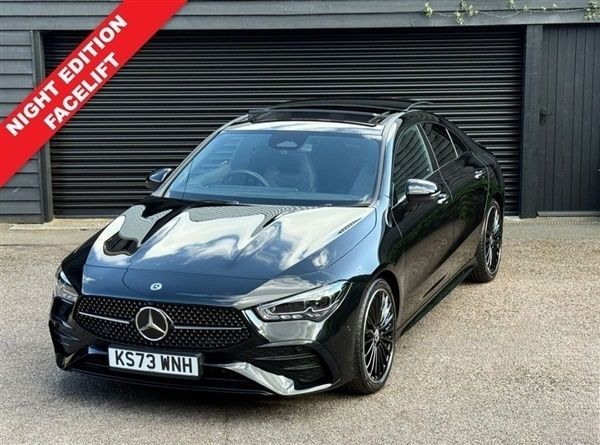 Black Used 2023 Mercedes CLA200 AMG line Coupe | £32,500 (Fair price) - Image 1/1