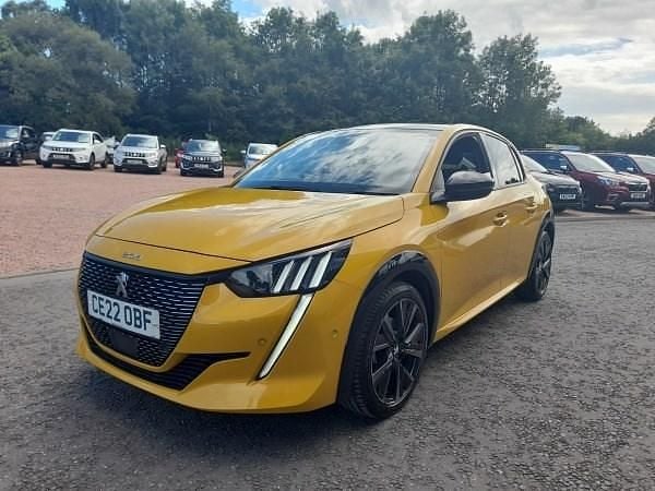 Used Peugeot 208 Premium 2022 Yellow Hatchback