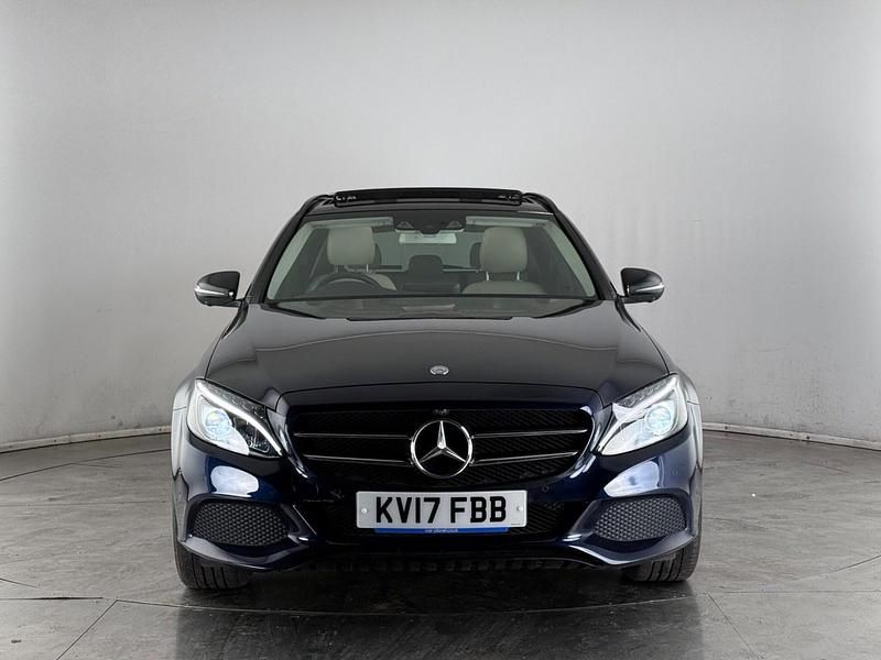 Used Mercedes C200 Premium Plus 184 HP (135 kW) 2017 Blue Estate