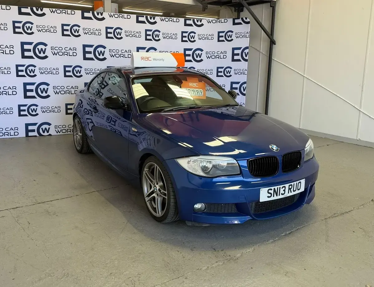 Used BMW 120 Coupé Sport Line 170 HP (125 kW) 2013 Blue Coupe