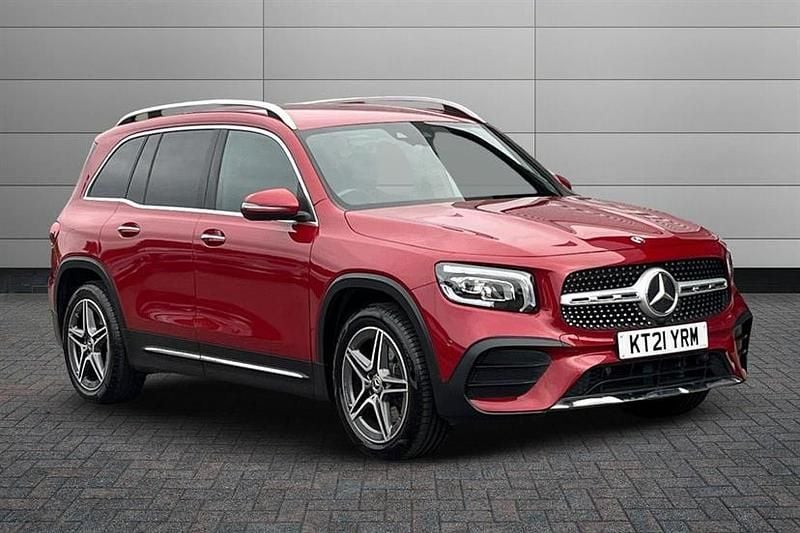 Patagonia red Used 2021 Mercedes GLB220 AMG Line Premium SUV | £28,450 (Fair price) - Image 1/4