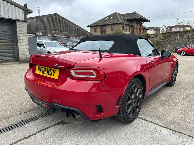 Used Abarth 124 Spider 170 HP (125 kW) 2018 Red Cabriolet