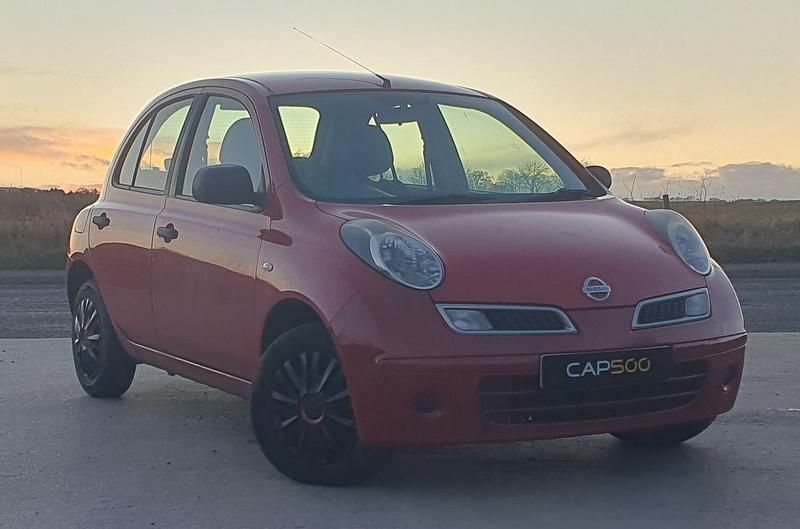 Used Nissan Micra Visia 79 HP (58 kW) 2009 Red Hatchback