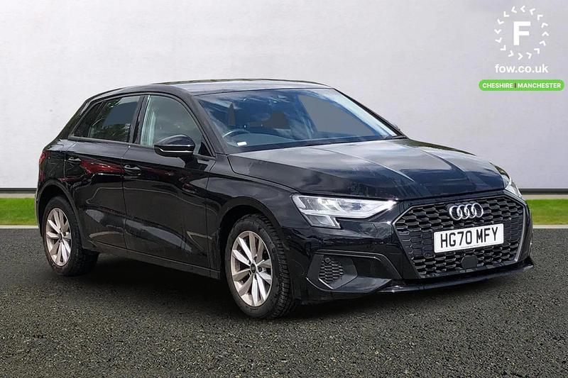 Black Used 2021 Audi A3 Sportback Comfort Hatchback | £17,099 (Fair price) - Image 1/3