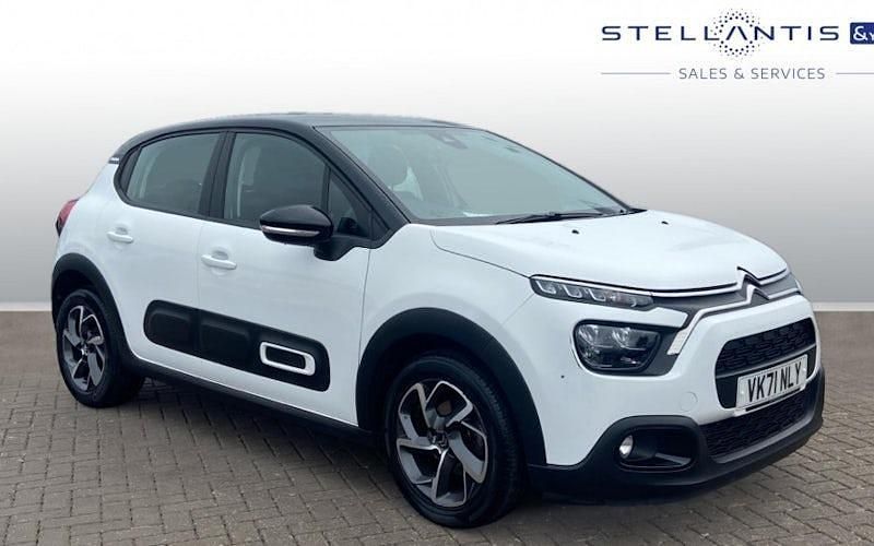 Black Used 2021 Citroën C3 PureTech Hatchback | £10,479 (Fair price) - Image 1/4