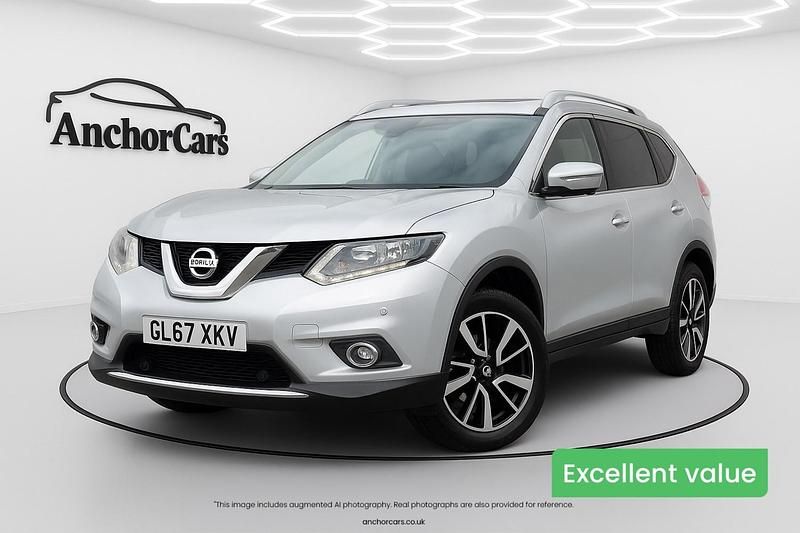 Silver Used 2017 Nissan X-Trail SE SUV | £9,995 (Fair price) - Image 1/4