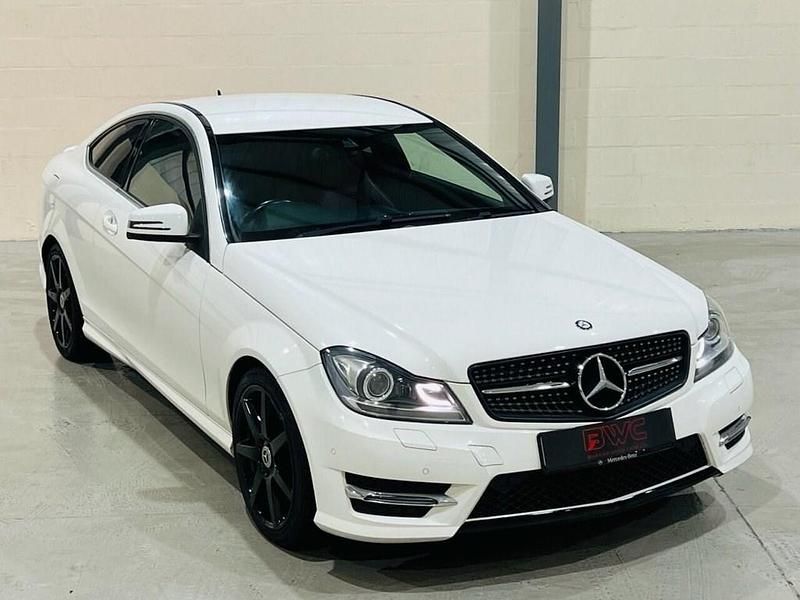 White Used 2013 Mercedes C250 AMG Coupe | £7,450 (Fair price) - Image 1/4