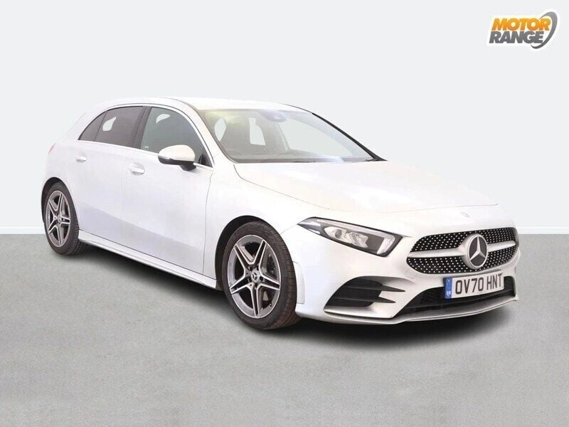 Silver Used 2020 Mercedes A180 AMG line Hatchback | £16,895 (Good price) - Image 1/4