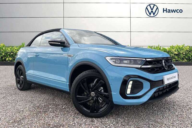 Blue New 2025 VW T-Roc Cabriolet R-line Cabriolet | £33,995 (Super price) - Image 1/4