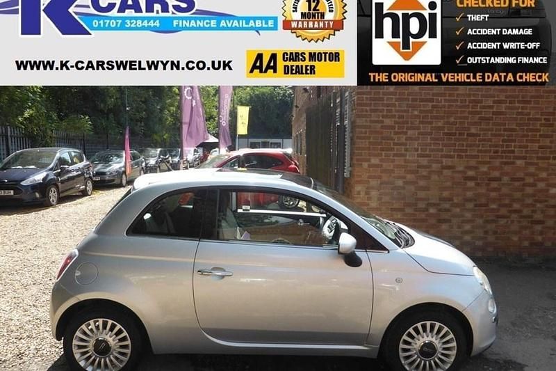 Silver Used 2011 Fiat 500 Lounge Hatchback | £3,990 (Fair price) - Image 1/1