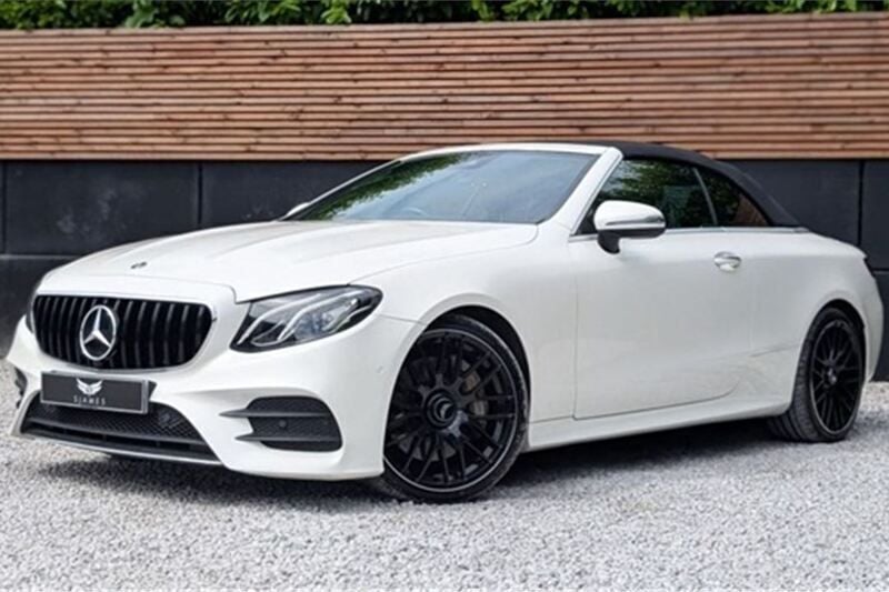 White Used 2019 Mercedes E220 AMG line Cabriolet | £22,590 (Fair price) - Image 1/3