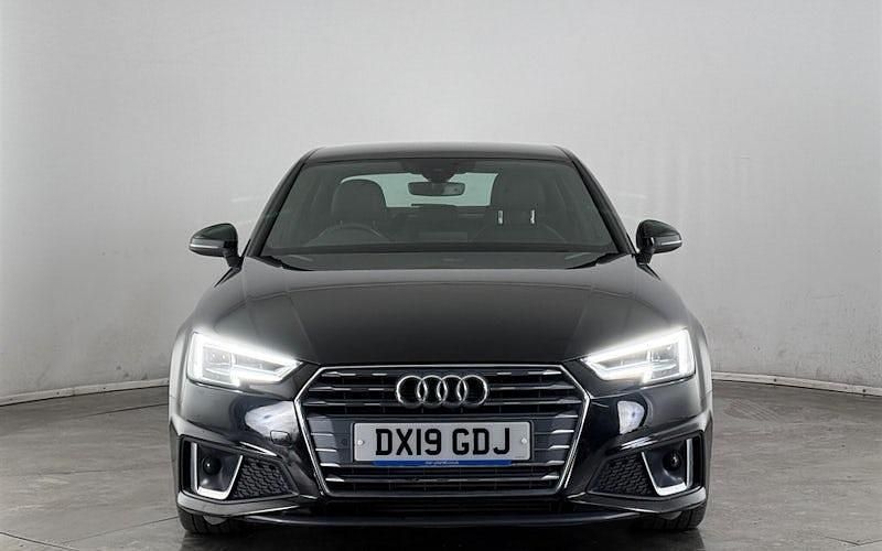 Used Audi A4 S-Line 150 HP (110 kW) 2019 Black Sedan