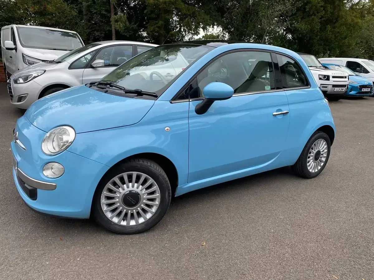 Used Fiat 500 Lounge 69 HP (50 kW) 2013 Blue Hatchback