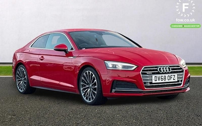 Red Used 2018 Audi A5 Design Coupe | £18,099 (Good price) - Image 1/4
