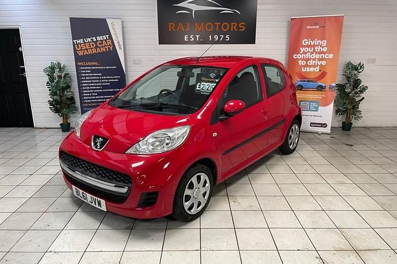 Red Used 2012 Peugeot 107 Hatchback | £2,295 (Fair price) - Image 1/1