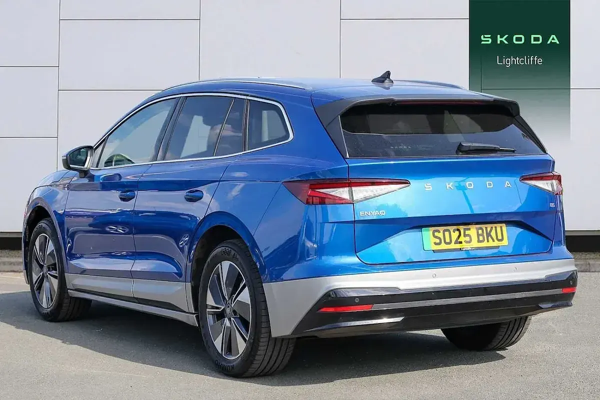 Used Skoda Enyaq iV 210 kW (286 HP) 2025 Race blue metallic SUV