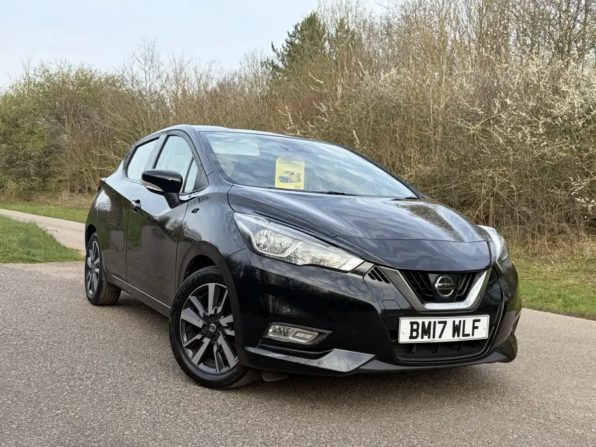 Begagnad Nissan Micra Acenta 2017 Svart Halvkombi