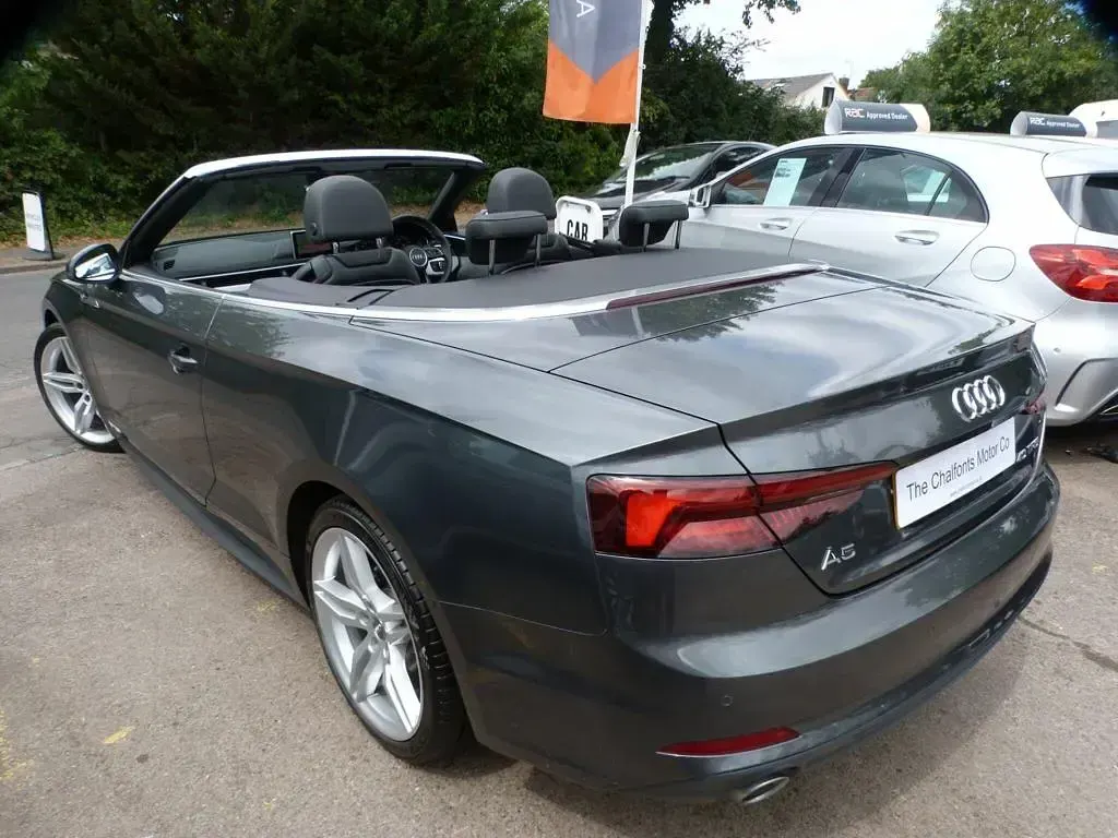 Used Audi Cabriolet S-Line 190 HP (139 kW) 2019 Grey Cabriolet