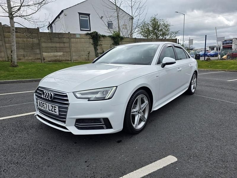 Used Audi A4 S-Line 150 HP (110 kW) 2017 White Sedan