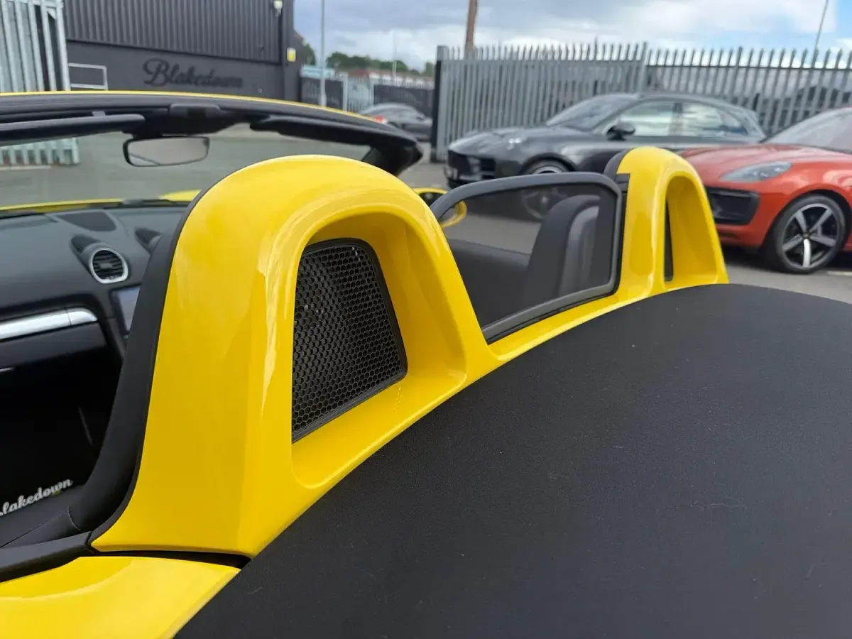 Used Porsche 718 Boxster 2017 Yellow Cabriolet