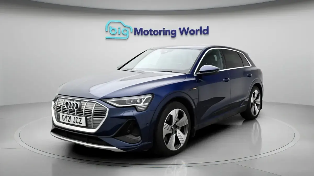 Used Audi e-tron S-Line 300 kW (408 HP) 2021 Blue SUV
