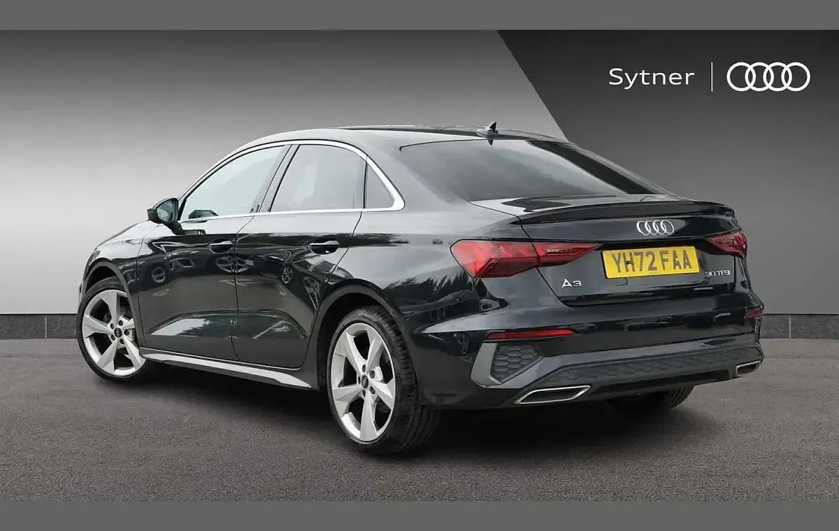 Used Audi A3 S-Line 108 HP (79 kW) 2022 Black Sedan