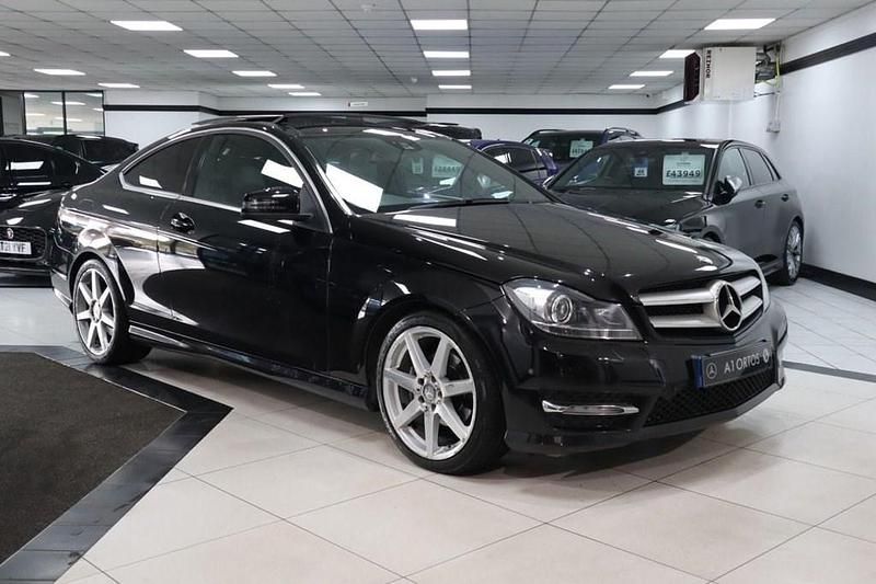 Black Used 2015 Mercedes C250 Sport Edition Coupe | £5,449 (Fair price) - Image 1/4