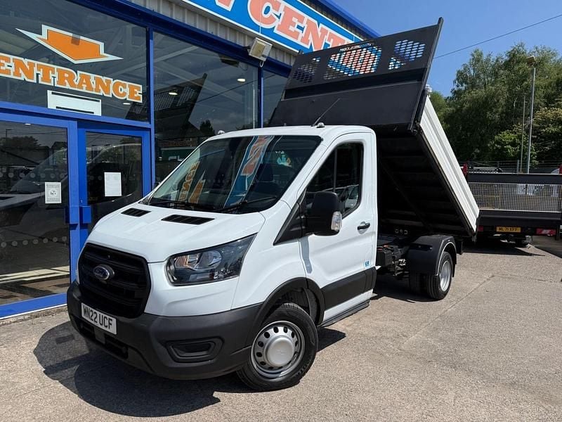 Used Ford Transit 130 HP (95 kW) 2022 White Cabriolet